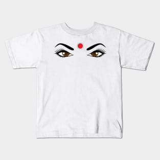 Bindi or Bindhi Indian Desi Girl Kids T-Shirt